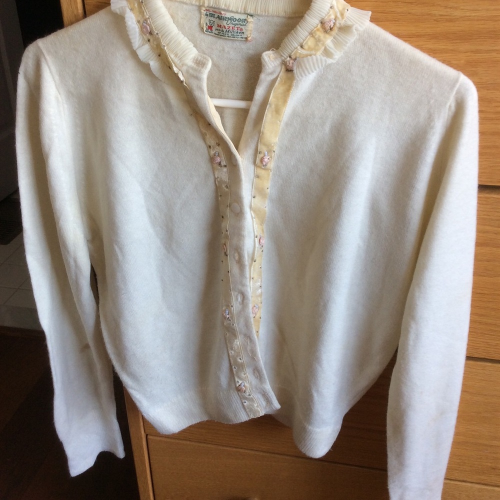 Vintage beaded sweater